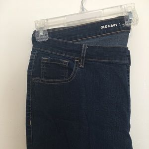 Old Navy Mid Rise Super Skinny Size 16 Dark Wash